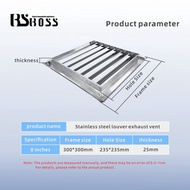 BSBOSS louver exhaust fan stainless steel back cover Original/Official/100% Authentic