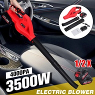 3500W Electric Air Blower Cordless Battery Vacuum Blower Vacuum Cleaner 388VF Dust Leaf Collector Blowing Garden Tools