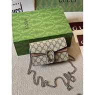 Lady Women 7cm Classic Dionysus Dionysus bag Counter Version Quality Folding Gift Box bag m