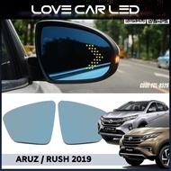 Aruz / Rush Heated Large Field Anti-dazzling LED Signal Rearview Mirrorauto parts Car decoration
