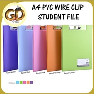 EAST-FILE A4 PVC WIRE CLIP STUDENT FILE Clipboard/Fail Keras Papan [A42103]