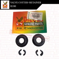 R180 Valve Cotter Retainer Topi Kuku Klep Set mesin dongfeng 8PK