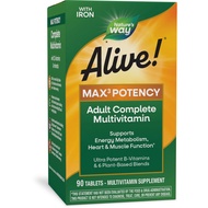 Nature's Way Alive Max3 Potency Multivitamin, 90 Tablets