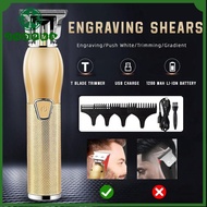 DNOPMA SHOP Waterproof Electric Hair Trimmer USB Rechargeable with Guide Combs Hair Cutting Machine Professional Aluminium alloy Hair Clipper Men