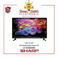 Sharp TV LED 32 Inch Easy Smart 32SA4500i Digital HD Garansi Resmi