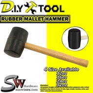 SW Hardware Non Elastic Rubber Mallet Hammer For Tiles Mosaic Wood Works Bend Sheet Metals Wooden Ha
