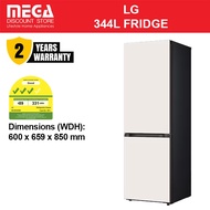 LG GB-B3445BE 344L 2-DOOR FRIDGE | Bottom Freezer | 3 Ticks