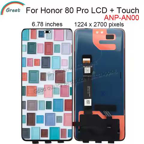 6.78'' For Huawei Honor 80 Pro LCD ANP-AN00 Touch Panel Screen Digitizer Assembly Replacement For Ho