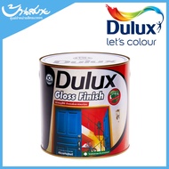 Dulux สีน้ำมัน ดูลักซ์ กลอสฟินิช กลิ่นอ่อนพิเศษ สีเทา ขนาด 3ลิตร สีทาเหล็ก สีทาไม้ สีทาวงกบ ประตู ทา