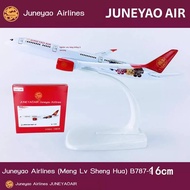 16cm Solid Alloy Airmail Airplane Model B787-9 Air China Southern Airlines Dream Travel Blooming Flo