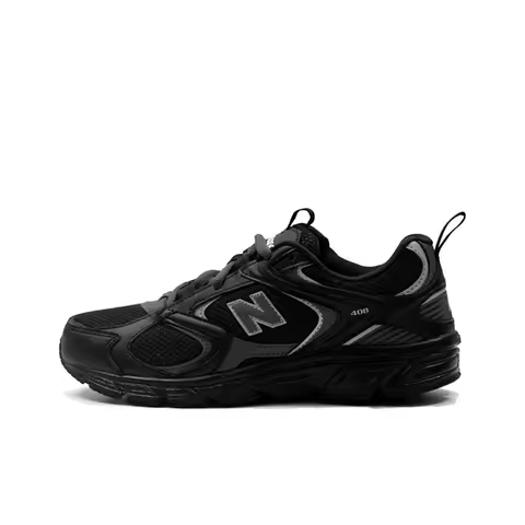 New Balance 408 Retro Athletic Fabric Cushioned Durable Low-Top Running Shoes Unisex Black ML408K