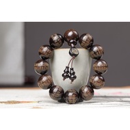 Authentic Ebony Carved Great Compassion Mantra Beads 20mm Mantra Bracelet Wenwan Men 15mm Bracelet S
