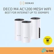 TP-Link Deco M4 AC1200 Gigabit Mesh Wireless Wifi Router System  2.4GHz & 5GHz Dual band Wi-Fi Exten