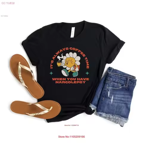 funny narcolepsy shirt coffee nap T chronic fatigue gift awareness invisible illness autoimmune dise