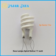 Kaca Lampu LHE Spiral Ulir 5 8 11 14 Watt Sp Kencur + Bubble Wrap Tabung Lampu 5w 8w 11w 14w