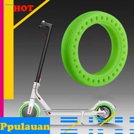  Electric Scooter Tire Non-Inflatable Shock-Absorbing 85 Inches Solid Luminous Tire Scooter Accessories for Xiaomi M365 Electric Scooter