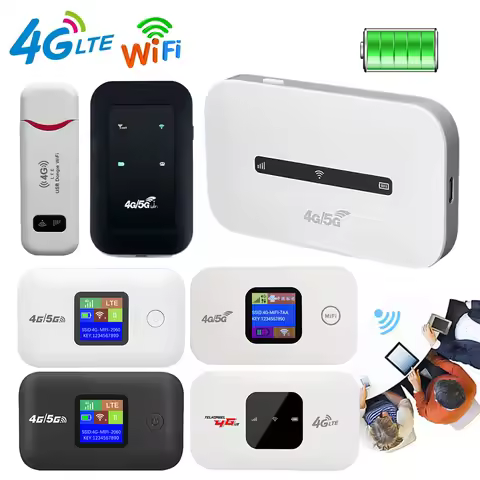4G LTE Mobile WiFi Router 150Mbps Portable WiFi Hotspot Support 8 To 10 Users with SIM Card Slot Wir