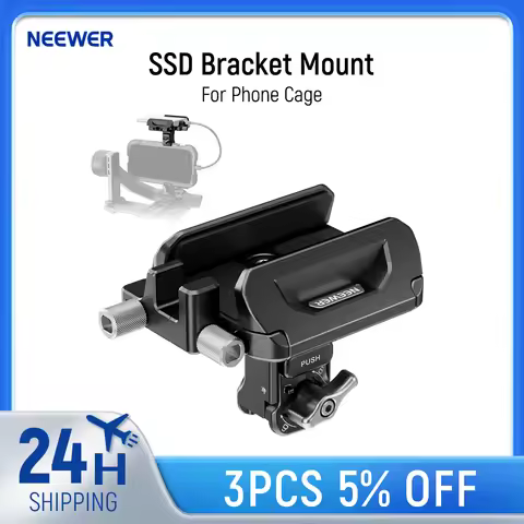 Neewer SSD Holder Quick Release SSD Bracket Mount For Phone Cage for iPhone 15/16 Pro Max Samsung S2