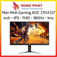 AOC 27G4 Gaming Monitor (27 inch - IPS - FHD - 180Hz - 1ms)