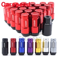 20pcs RAYS Composite Nut Anti Theft Lock Wheel Lug Nuts Bolt Aluminum and Steel M12x1.5 M12x1.25