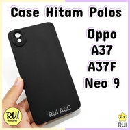 Case Hitam Oppo A37F / Neo 9 / A37 Black Matte Softcase Polos Slim Silikon HP Lentur