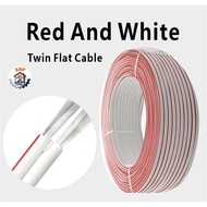 RVB Red And Black Cable/Wire Red And White Cable/Wire Extension Cable 2Pin Insulated Wire Car Audio 