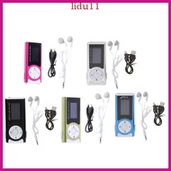 LID Mini USB Aluminum LCD Screen 32GB  TF Card Clip Design Digital Music MP3