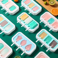 Cartoon Ice Cream Mold Food Grade Household Popsicle Popsicle Ice Cream Mold Silicone DIY Stick Box Ice Mold