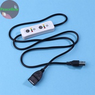 Peacellow 3-Timing 0.5h/1.5h/3h 3-Speed Controller For USB Ceiling Fan LED Lamp Power Extension Swit