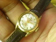 古董斗零 SWISS MADE TITONI TITOFLEX 梅花 豆零 20MIC 包金 17MM 21J 上鏈 女裝錶