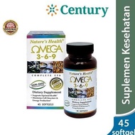 Natures Health Omega 3-6-9 45 Caps / Omega 3 / Suplemen Otak