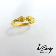 IBUY 916 Gold Cat Paw Ring  猫爪戒指 22K (916)
