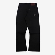 Raw Denim Flare Pants Fillingstreet - Elysyne Black