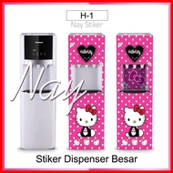 ۩ ﹊ MESIN Sticker 1 &amp; 2-door Refrigerator, Stove, Washing Machine, Hello Kitty Dispenser Wallpaper