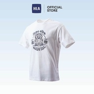 HLA Men's Printed Loose Cotton Popular Short Sleeved T-shirt