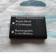 二手 PENTAX賓得 Opito M50 M520 W60 V20 S550相機電池D-LI78