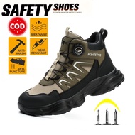 Men's Site Work Casual Shoes, Steel Toe Anti-Puncture Outdoor Sports Safety Shoes