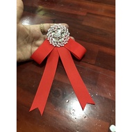 Beautiful red diamond brooch