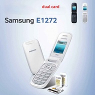 ขายร้อน E1272โทรศัพท์มือถือ GSM Quad-Band Dual Card เก่าปุ่มโทรศัพท์สำหรับผู้อาวุโส
