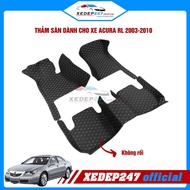 5D 6D car floor mats for 5-seat Acura RL 2003-2010, high quality, waterproof, keeps the car luxuriou