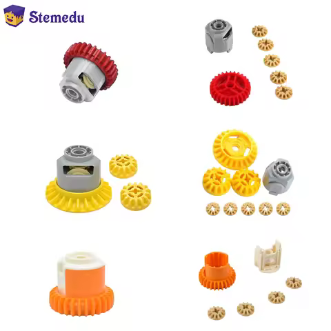 5/10PCS MOC Building Block Gear Differential Technical Modification Parts 65414 69761 69762 6589 JM0