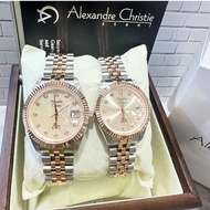 Jam Tangan Couple Alexander Christie Original AC 5013 Sepasang AC5013