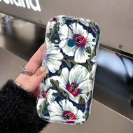 Casing hp VIVO Y12 Y15 Y17 Y27 Y35+ 5G Y3 Y3s 2020 Y12i Case hp Mobile Phone Flower Pattern Protective Case Silicone Fall Protective Case Soft Skeleton Softcase