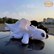 CEYOU Toothless Car Decoration, Cartoon Plush Flying Dragon Car Roof Toy, Fashion How to Train Your 