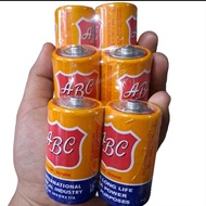 3 pasang/6 pcs abc besar R20 kuning.Abc kuning batu baterai.batu batre radiosenter besar. BATU ABC