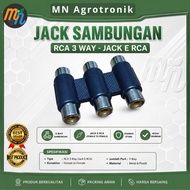 RCA 3 WAY Connection Jack - RCA E Jack