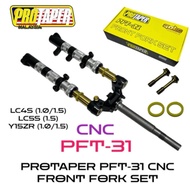 PROTAPER PFT-31 PREMIUM FRONT CNC FORK SET (LOWER 1.0INCH / 1.5INCH ) Y15 V1/V2 & Y16 V1 NON ABS & L