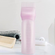 120ML Pink Salon Empty Hair Dye Bottle With Applicator Brush Dyeing Shampoo Bottle Oil Comb For Women Hair Coloring Styling Tool