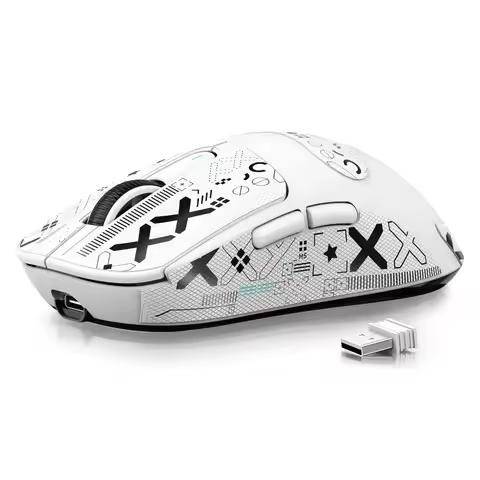ATTACK SHARK X3 Lightweight Wireless Gaming Mouse, 49g Tri-Mode,PAW3395 26K DPI Sensor, 200h Battery