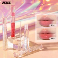 ukiss 唇蜜透明唇釉水光滋润润唇膏水润唇蜜 Lip Gloss Clear Moisturizing Transparent Lip Glaze Watery Lip Gloss